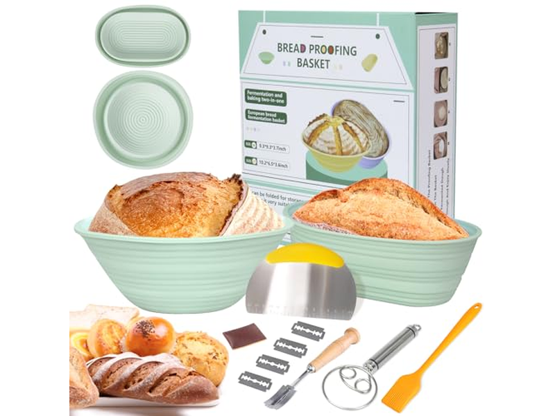 سلة خبز من الخيزران الآمنة للاستخدام في المخابز المنزلية