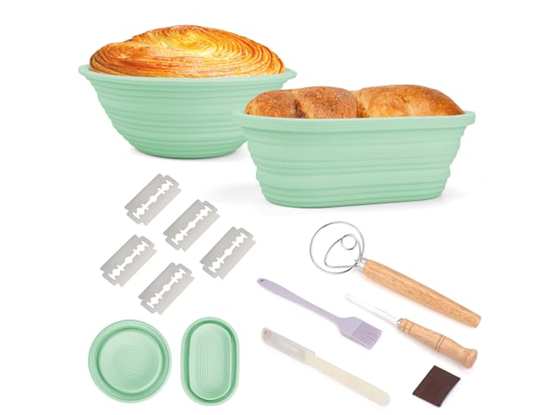 سلة تخمير خبز الخيزران الإندونيسي 9 بوصات دائرية للبيع بالجملة