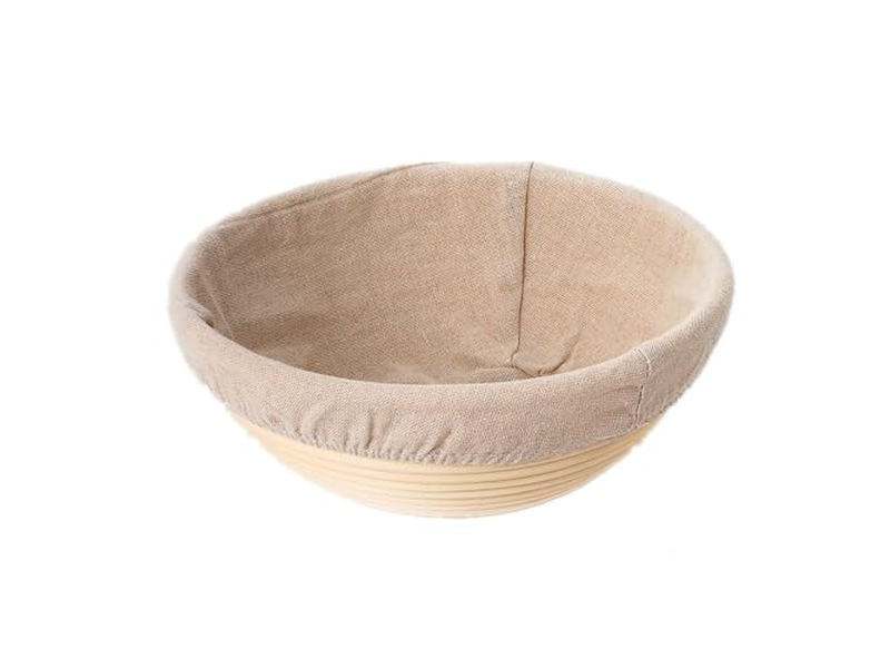 سلة تخمير لصواني الباغيت وعجينة البيتزا مع غطاء