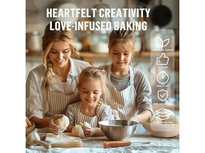 مجموعة بداية خبز الساوردو من سلة تخمير الخبز البانون الدائرية من الخيزران