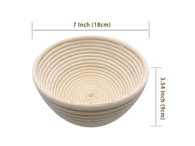 سلة البانون الخوص الفرنسية لتخمير الخبز من خيزران فيتنام للساوردو