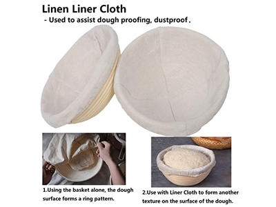 سلة البانون الخوص الفرنسية لتخمير الخبز من خيزران فيتنام للساوردو