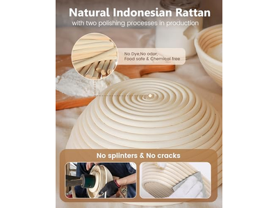 سلة بانيتون مصنوعة يدويًا من البلاستيك بأشكال متعددة باللون الطبيعي