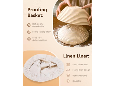 سلة بانيتون مصنوعة يدويًا من البلاستيك بأشكال متعددة باللون الطبيعي