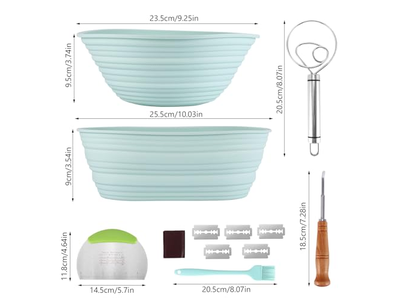 قماش كتان لخباز الخبز الثقيل لسلال التخمير 4 بوصات