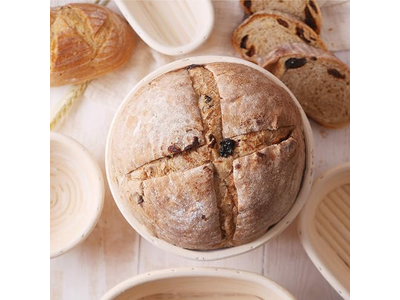 سلة تخمير بانيتون متعددة الأشكال للخبز بقياس 8 بوصات دائرية 28 سم 25 سم بيضاوية بيغل