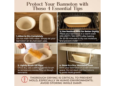 قالب بانيتون بيضاوي احترافي مع خشب التنوب والروطان