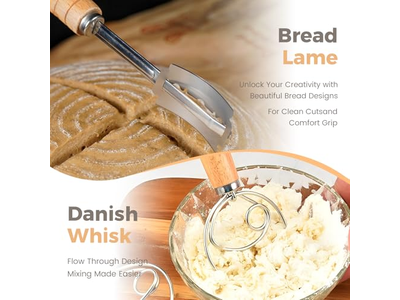 سلة تخمير بانيتون بنيتون مجموعة صنع التخمير مع غطاء