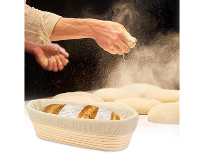 سلال التخمير للعجين المخمر سلة بانيتون بيضاوية